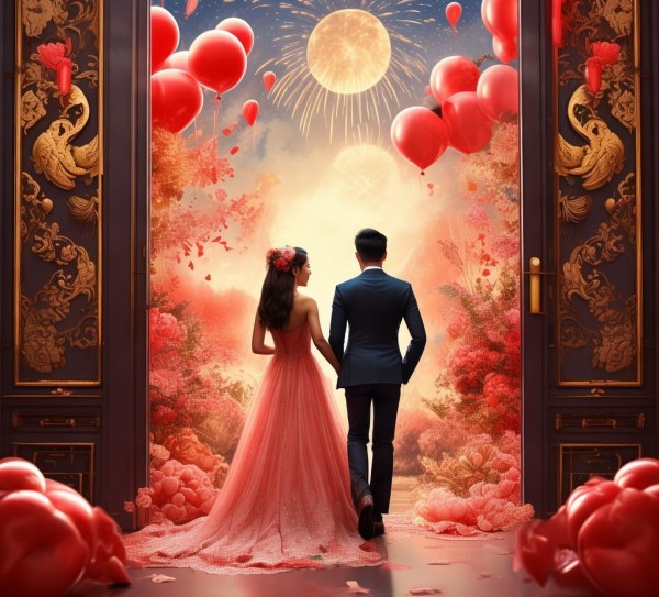 喜气洋洋，开启幸福之门——婚庆贺词华章汇编