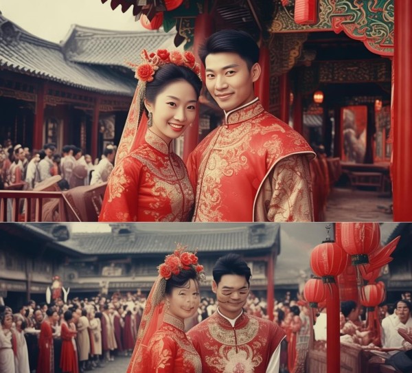 岁月传承，揭秘几十年前的传统婚礼习俗