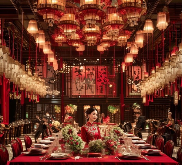 传统与现代交辉，婚庆礼仪厅里的婚礼盛宴