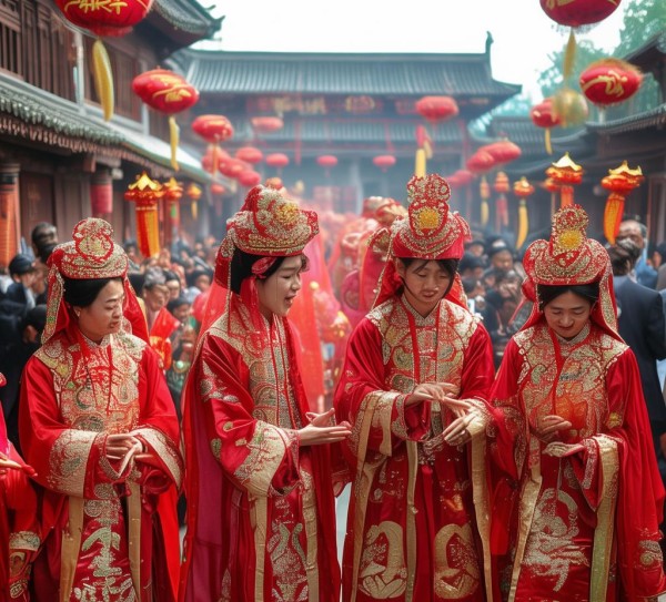 河南省崔家镇，千年婚礼习俗，庆贺满满传承情