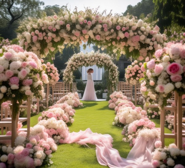 浪漫婚典花艺，艺术策划共绘爱情盛宴